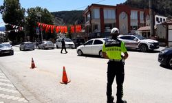 MUDURNU'DA TRAFİK DENETİMLERİ JANDARMA KONTROLÜNDE