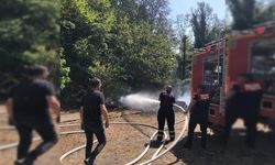 ULUTAN BARAJI MEVKİİNDE ORMAN YANGINI