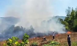 YORTAN'DA KORKUTAN YANGIN
