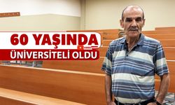 60 YAŞINDA ÜNİVERSİTELİ OLDU