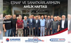 BAŞKAN ÇETİNKAYA'DAN AHİLİK HAFTASI MESAJI