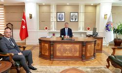KARABÜK’ÜN YENİ EMNİYET MÜDÜRÜ CANVER, VALİ YAVUZ’U ZİYARET ETTİ