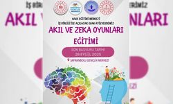 SAFRANBOLU GENÇLİK MERKEZİ’NDEN AKIL VE ZEKA OYUNLARI EĞİTİMİ