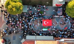 BARTIN'DA SUMUD FİLOSUNA DESTEK YÜRÜYÜŞÜ YAPILDI