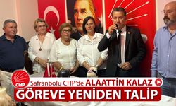 CHP SAFRANBOLU'DA ALAATTİN KALAZ GÖREVE YENİDEN TALİP