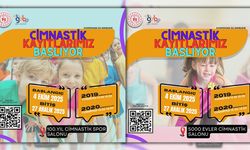 MİNİK SPORCULAR İÇİN CİMNASTİK PROGRAMI BAŞLIYOR