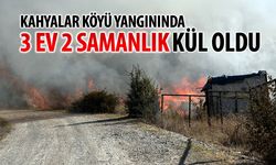 YANGIN KÖYE SIÇRADI