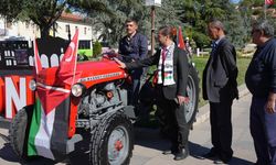 GAZZE'YE DESTEK İÇİN TRAKTÖRÜNÜ SATIŞA ÇIKARDI