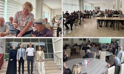 HALK SAĞLIĞI HAFTASINDA HUZUREVİNDE SAĞLIK EĞİTİMİ VERİLDİ