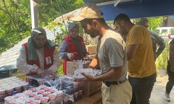 KIZILAY'DAN YANGIN BÖLGESİNE DESTEK