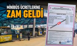 KARABÜK’TE MİNİBÜS ÜCRETLERİNE ZAM GELDİ