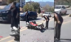 OTOMOBİL VE MOTOSİKLET ÇARPIŞTI