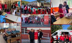 KADINBİR, ÖZ SAĞLIK-İŞ VE KIZILAY'DAN ÖĞRENCİLERE ANLAMLI YARDIM