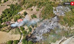 ORMANLIK ALANA SIÇRAYAN YANGIN KONTROL ALTINA ALINDI