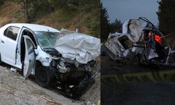TAKLA ATAN ARAÇ OTOMOBİLLE ÇARPIŞTI