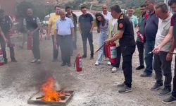 KARABÜK İL TARIM VE ORMAN MÜDÜRLÜĞÜ'NDE YANGIN TATBİKATI