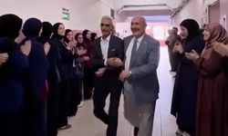 ÖĞRETMENLİĞİNE SÜPRİZLE VEDA ETTİ