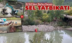 AFAD'DAN NEFES KESEN SEL TATBİBATI