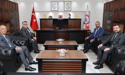 BARÜ REKTÖRÜ AKKAYA'DAN REKTÖR ÖZÖLÇER'E ZİYARET