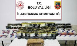BOLU'DA 35 BİN KAÇAK MAKARON ELE GEÇİRİLDİ 1 GÖZALTI