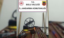 BOLU'DA JANDARMADAN DEFİNECİLERE SUÇ ÜSTÜ