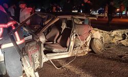 ÇANKIRI'DA FECİ KAZA 1 ÖLÜ 3 YARALI