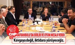 CHP SAFRANBOLU’DA BİRLİK VE UYUM MESAJI VERDİ