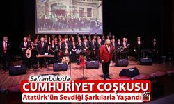 SAFRANBOLU'DA CUMHURİYET COŞKUSU ATATÜRK'ÜN SEVDİĞİ ŞARKILARLA YAŞANDI