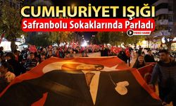 CUMHURİYET IŞIĞI SAFRANBOLU SOKAKLARINDA PARLADI
