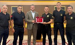 İTFAİYE HAFTASI'NDA BAŞKAN ÇETİNKAYA'YA ZİYARET
