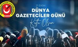 KAGİD’İN 21 EKİM DÜNYA GAZETECİLER GÜNÜ KUTLAMA MESAJİ