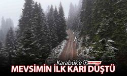 KARABÜK'E MEVSİMİN İLK KARI DÜŞTÜ