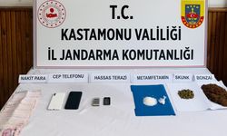 KASTAMONU'DA JANDARMADAN UYUŞTURUCU OPERASYONU 1 YARALI