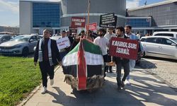 KASTAMONU'DA ÜNİVERSİTE ÖĞRENCİLERDEN GAZZE'YE DESTEK