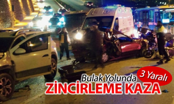 KARABÜK'TE ZİNCİRLEME TRAFİK KAZASI: 3 YARALI