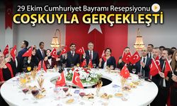 CUMHURİYET BAYRAMI RESEPSİYONU COŞKUYLA GERÇEKLEŞTİ