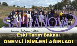 ESKİ TARIM BAKANI MEHDİ EKER, SAFRANOVA’YI ZİYARET ETTİ