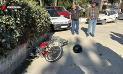 SAFRANBOLU'DA MOTOSİKLET VE OTOMOBİL ÇARPIŞTI