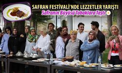 SAFRANBOLU'DA SAFRANIN BÜYÜSÜ TABAKLARA TAŞTI