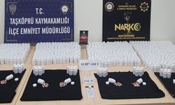 TAŞKÖPRÜ'DE BİNLERCE SENTETİK HAP ELE GEÇİRİLDİ