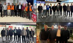 BAŞKAN ÇETİNKAYA GEÇİCİ TERMİNALİ ZİYARET ETTİ