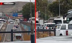 KARABÜK’TE YOL ÇALIŞMASI TRAFİĞİ KİLİTLEDİ