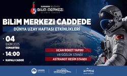 KARABÜK BİLİM MERKEZİ'NDEN DÜNYA UZAY HAFTASINA ÖZEL PROGRAM