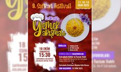 SAFRANLI YEMEK YARIŞMASI 18 EKİM'DE