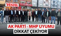 YENİCE’DE AK PARTİ VE MHP UYUMU DİKKAT ÇEKİYOR