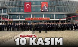 ATATÜRK'ÜN VEFATININ 87. YILI KARABÜK'TE SAYGI VE ÖZLEMLE ANILDI