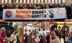 25 KASIM KADINA ŞİDDETLE MÜCADELE GÜNÜ FARKINDALIK ÇALIŞMASI YAPILDI