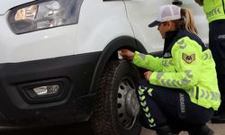 BOLU'DA JANDARMADAN KIŞ LASTİĞİ DENETİMİ