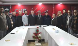 CHP MERKEZ İLÇE BAŞKANLIĞINDAN İL BAŞKANLIĞINA ZİYARET