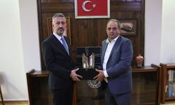 BAŞKAN DEĞİRMENCİ'DEN OFLAZ'A HAYIRLI OLSUN ZİYARETİ